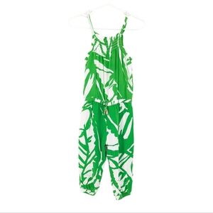 Lily Pulitzer for Target Kelly Green and White Jumpsuit Size 18 month
